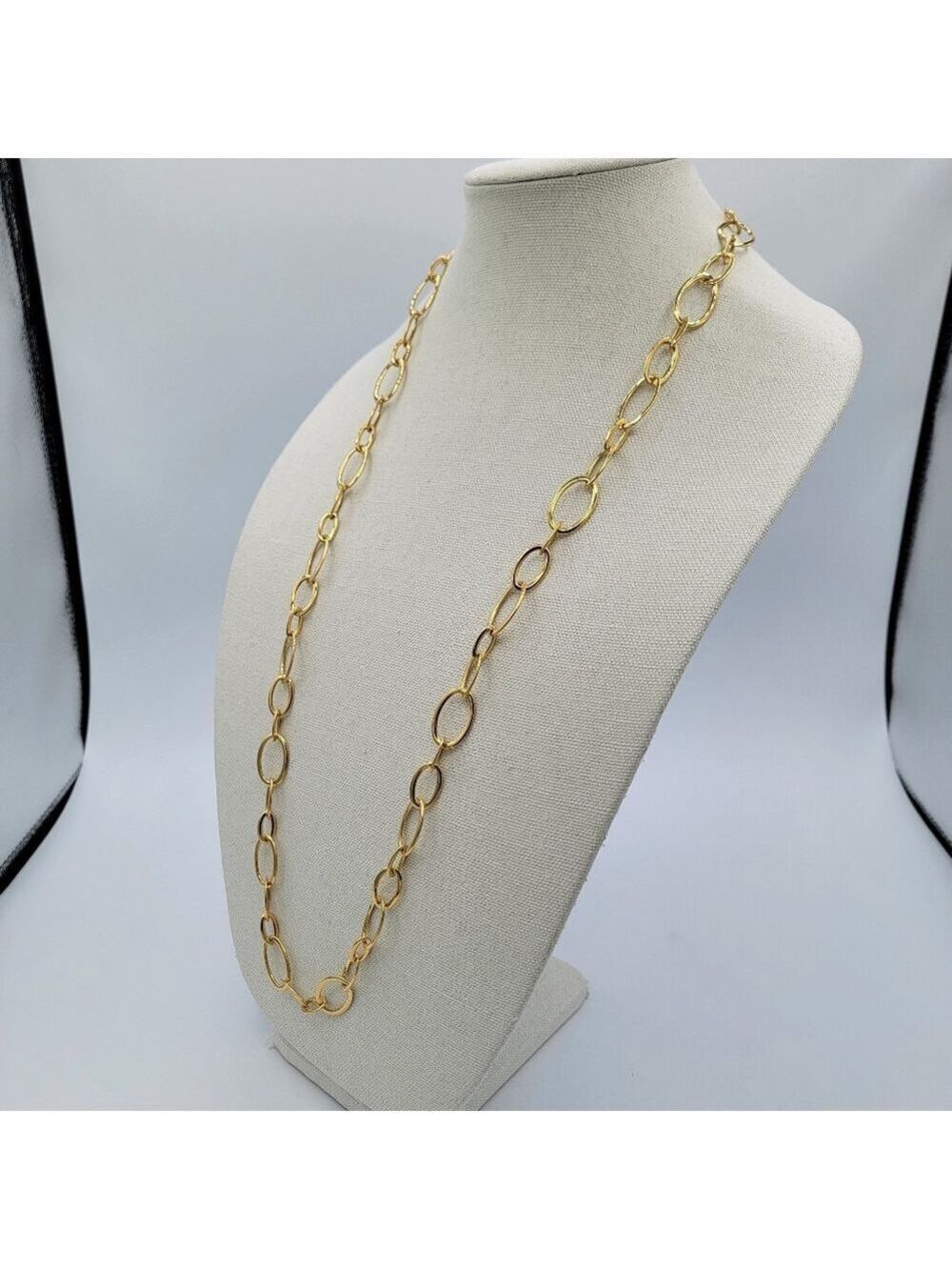 Vintage Joan Rivers Gold Necklace #2903